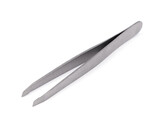 Kovová pinzeta nerezová 9,5 cm - 1 ks - nikl