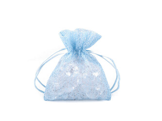 Dárkový pytlík 10x13 cm - 10 ks - 3 modrá světlá