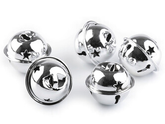 Rolničky Ø30 mm - 200 ks - 1 stříbrná