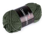Pletací příze Classic Merino 50 g - 1 ks - 7 (61213) zelená