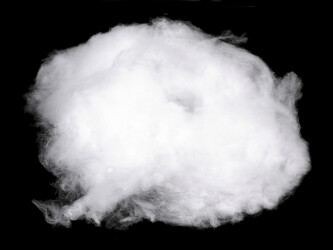 Výplň - viskózová vata 1 kg - 1 ks - bílá