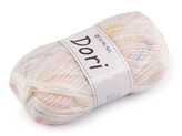 Pletací mohérová příze s nopky Dori 100 g - 1 ks - 2 (F007) lososová světlá