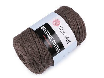Pletací příze Macrame Cotton 250 g - 1 ks - 32 (769) hnědý dub