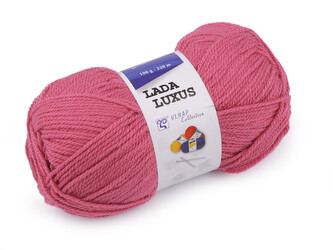 Pletací příze Lada Luxus 100 g - 1 ks - 12 (52034) pink