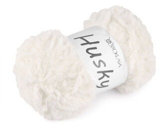 Pletací příze Husky 100 g - 1 ks - 18 (02) krémová