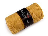 Pletací příze Cordy Macrame 250 g - 1 ks - 12 (8190) hořčicová