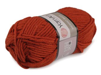 Pletací příze Merino bulky 100 g - 1 ks - 14 (3027) rezavá stř.