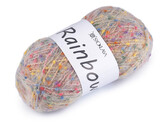 Pletací příze mohérová Rainbow 100 g - 1 ks - 1 (21-5) multikolor