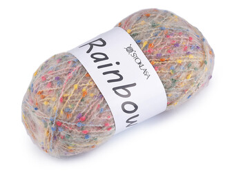 Pletací příze mohérová Rainbow 100 g - 1 ks - 1 (21-5) multikolor