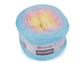 Bavlněná pletací příze Rosegarden 250 g - 1 ks - 4 (311) modrá pomněnková