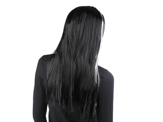 Karnevalová paruka - 1 ks - černá