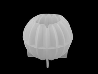 Silikonová forma na výrobu svíček a odlitků - 1 ks - 2 bílá