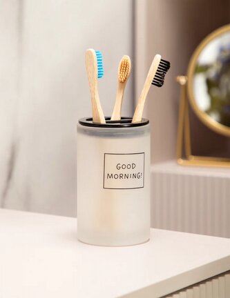 Kalíšek do koupelny | NIXI | sklo | 7,5x12,5 cm | 895062