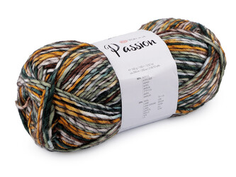 Pletací příze Passion 100 g - 1 ks - 4 (1242) zelená