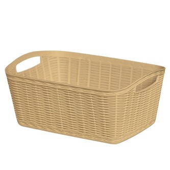 BAMA Košík univerzální plastový LA CANESTRINA, maxi, přírodní