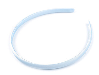 Saténová čelenka do vlasů - 12 ks - 19 modrá ledová