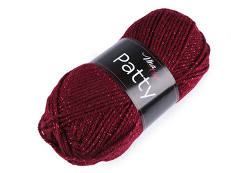 Pletací příze Patty 100 g - 1 ks - 9 (4024) bordó