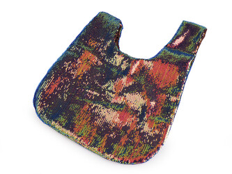 Flitrová kabelka / taška 26x21 cm - 1 ks - 1 multikolor