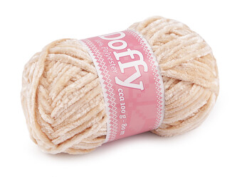Pletací žinylková příze Doffy 100 g - 1 ks - 2 (1145) béžová světlá