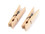 Dřevěný kolíček 11x45 mm - 50 ks - přírodní sv.