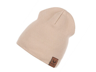 Dětská čepice bavlněná - 1 ks - 1 béžová světlá