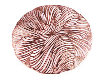 Metalické prostírání Ø38 cm - 2 ks - 3 růžové zlato