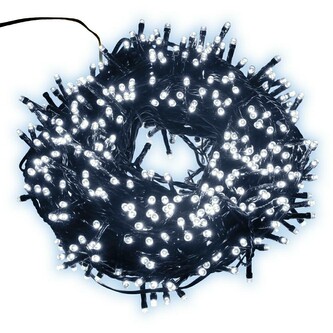 Vánoční řetěz Annie 300LED vnitřní studeně bílé
