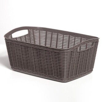 BAMA Košík univerzální plastový LA CANESTRINA, hnědá