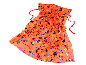 Karnevalový plášť Halloween dětský - 1 ks - 1 oranžová multikolor