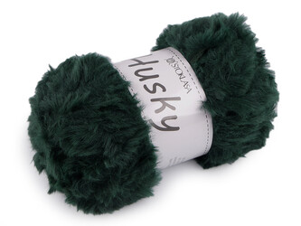 Pletací příze Husky 100 g - 1 ks - 16 (08) zelená tmavá