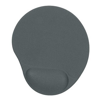 Podložka pod myš, ergonomická, gelová, šedá, Powerton