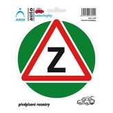 Samolepka "Začátečník" (předpisový rozměr)