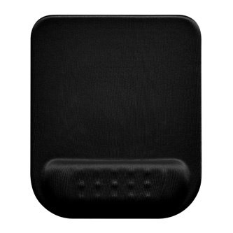 Podložka pod myš a zápěstí, Powerton Ergoline Dark Edition, ergonomická, černá, pěnová, Powerton