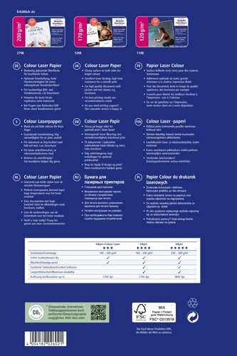 Avery Zweckform Premium Laser Paper, 2798, foto papír, vysoce lesklý, bílý, A4, 200 g/m2, 100 ks, laserový