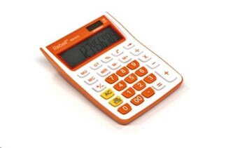 Rebell Kalkulačka RE-SDC912OR BX, oranžová, stolní, dvanáctimístná