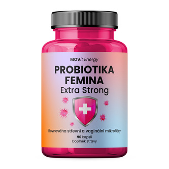 MOVit Probiotika FEMINA EXTRA STRONG, 90 kapslí