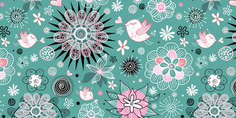 Obálka barevná - ptáček