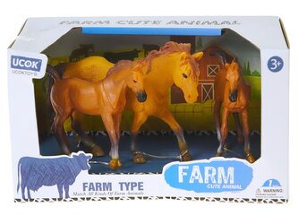 Sada 3 koně; 19x11x11cm,