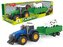 Traktor s přívěsem, světlo, zvuk; 30,5x8,5x8,5cm,,