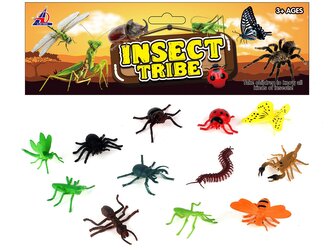 Sada 12 kusů hmyzu;,