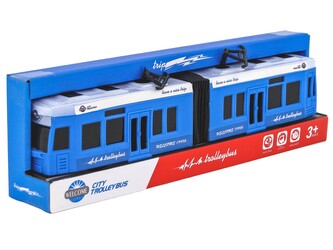 Tramvaj na setrvačník; 33,5x6,5x8,5cm,,