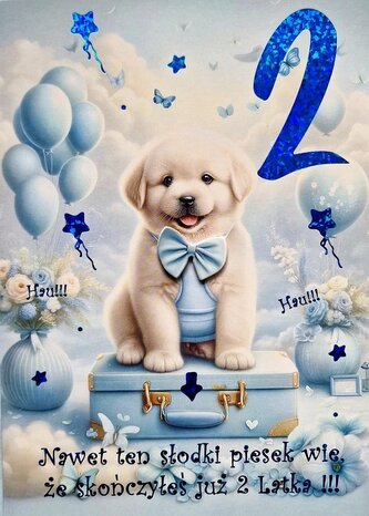 Karnet Urodziny 2 3K