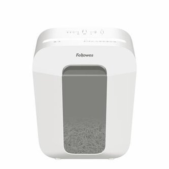 Skartovací stroj "Powershred LX50", bílá, křížový řez, 9 listů, FELLOWES 100110064
