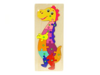 Dřevěné puzzle; 30x13x1cm,,