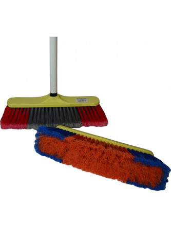 Smeták TOP s násadou Klasik bílá