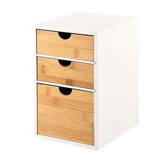 Organizér se třemi přihrádkami, 27 x 21 x 17 cm, bambus KESPER 58957