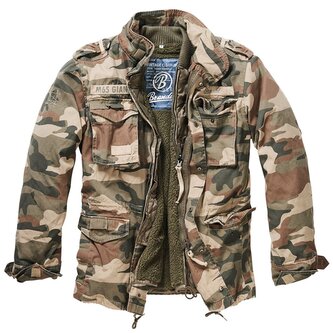 Pánská bunda M-65 Giant, Brandit, Light woodland, 2XL