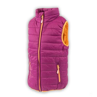 vesta extra lehká nylonová, Pidilidi, PD1086-16, vínová - 140