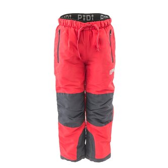 kalhoty sportovní outdoorové, podšité fleezovou podšívkou, Pidilidi, PD1121-08, červená - 128