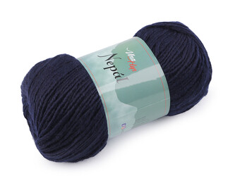Pletací příze Nepál 100 g - 1 ks - 7 (6108) modrá tmavá
